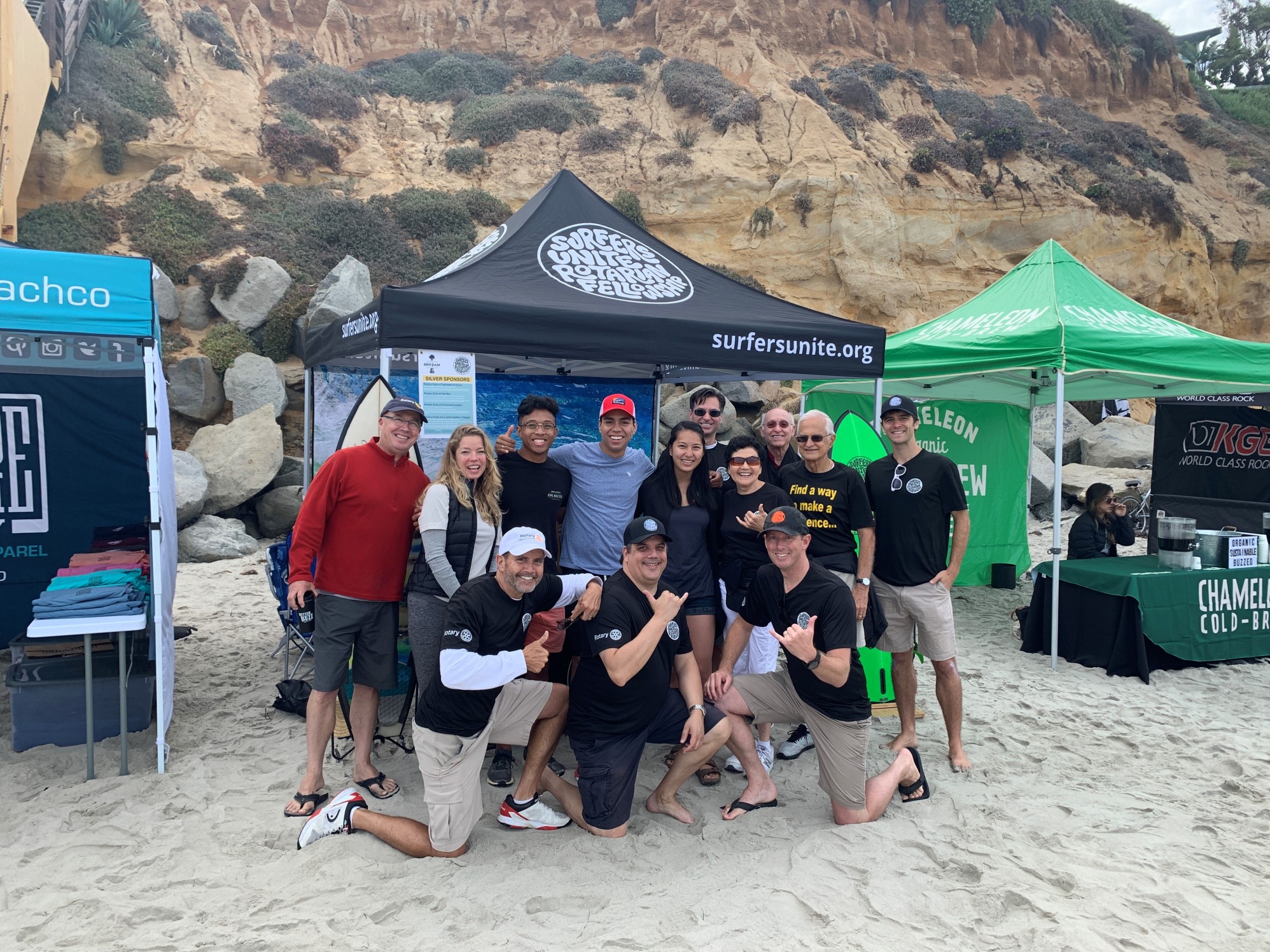 Surfers Unite members at the 2019 BroAM